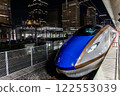 夜間抵達和離開東京車站的新幹線列車 122553039