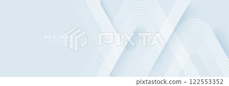 Minimalist Abstract Background with Wavy Geometric Lines 122553352
