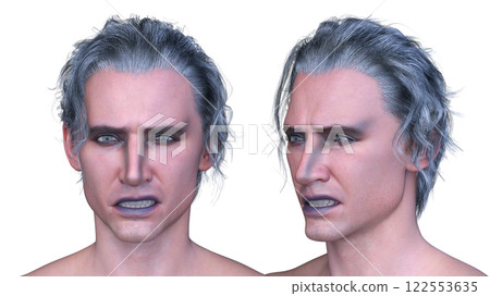 Close-up of a man's face Close-up of a man's face 122553635