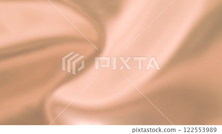 a soft, flowing blend of warm peach and beige tones, creating a smooth and soothing visual effect. 122553989