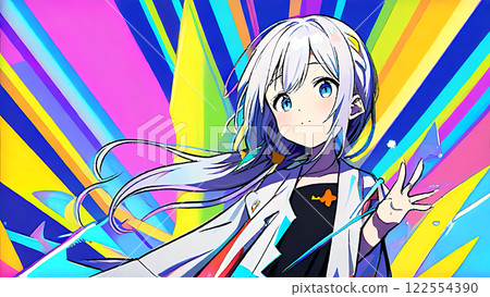 Anime/manga-style illustrations of women and girls 122554390