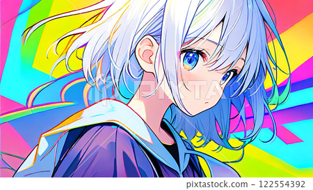 女性和女孩的動漫/漫畫風格插圖 122554392