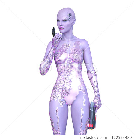 Female alien Female alien 122554489