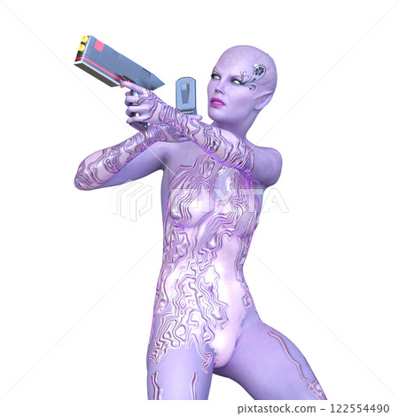 Female alien Female alien 122554490