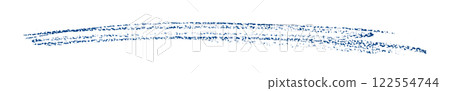 blue pencil strokes isolated on transparent background 122554744