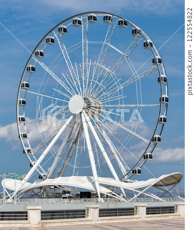 Baku Eye Ferris Wheel, located near Deniz Mall in Baku, Azerbaijan Baku Eye Ferris Wheel, located near Deniz Mall in Baku, Azerbaijan 122554822
