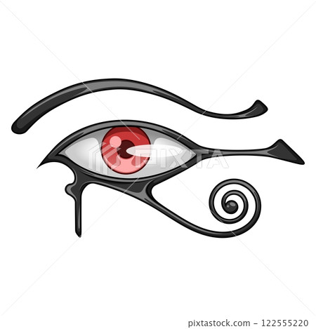 Eye of the god Horus, Egyptian protection amulet Eye of the god Horus, Egyptian protection amulet 122555220
