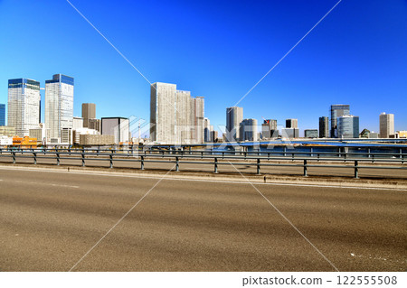 從晴海橋眺望晴海、豐洲（東京都中央區） [2025.1] 122555508