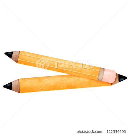 pencil isolated on white background 122556603