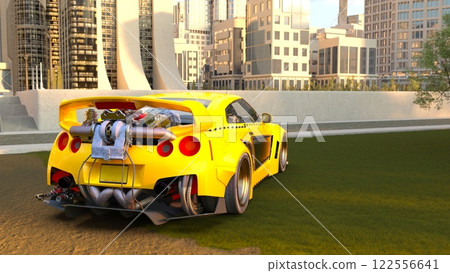 Racing car Racing car 122556641