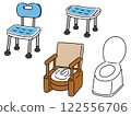 Nursing supplies: Shower chairs, portable toilets 122556706