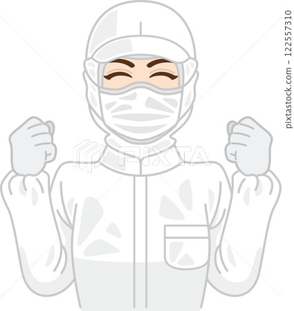 積極進取的女性無塵室工人 積極進取的女性無塵室工人 122557310