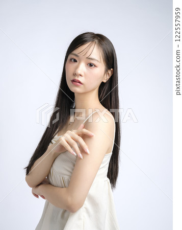 一個穿裙子的女人的肖像 一個穿裙子的女人的肖像 122557959