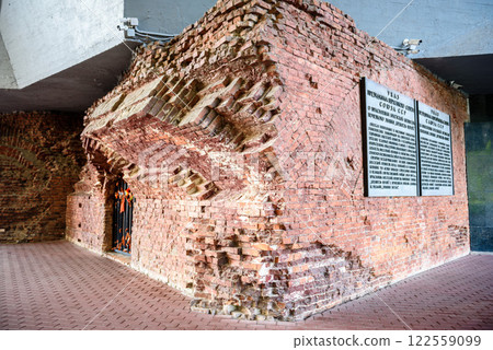 Belarus, Brest, August 2023: The ruins of the Brest Fortress 122559099