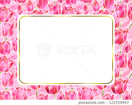 Tulip seamless pattern C-3 Tulip seamless pattern C-3 122559947
