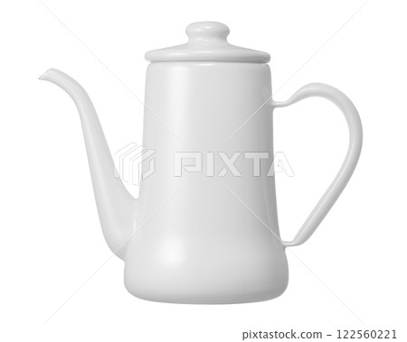 白色咖啡壺 122560221