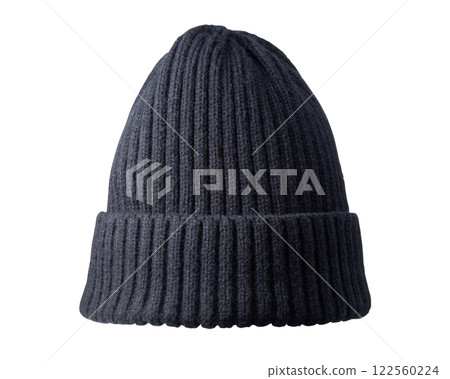 Black knit cap 122560224