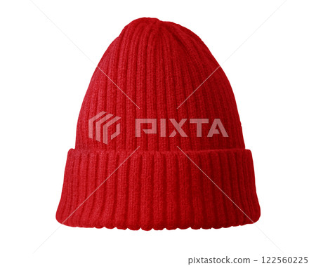 Red knit cap 122560225