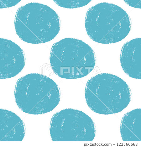 Polka dots abstract seamless pattern marker drawn. Circular spots allover background. Round brush blobs repeat cover. Scribble painted elements. Vector surface design festive motif. Polka dots abstract seamless pattern marker drawn. Circular spots allover background. Round brush blobs repeat cover. Scribble painted elements. Vector surface design festive motif. 122560668