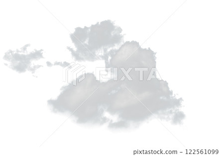 Clouds isolated on white background 122561099