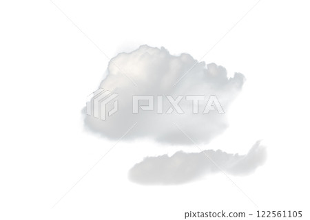 Clouds isolated on white background 122561105