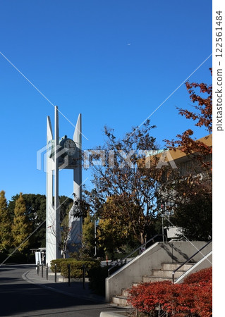 Clock tower in Kitanomaru Park, Chiyoda Ward, Tokyo Clock tower in Kitanomaru Park, Chiyoda Ward, Tokyo 122561484
