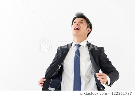 Businessman, hot, fever Businessman, hot, fever 122561787