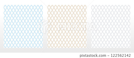 Geometric collection of blue, golden and gray patterns. Seamless vector backgrounds. Simple graphics Geometric collection of blue, golden and gray patterns. Seamless vector backgrounds. Simple graphics 122562142