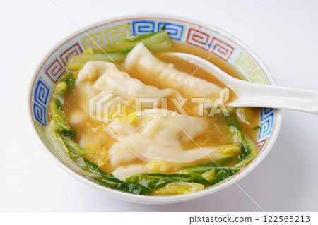 boiled gyoza boiled gyoza 122563213
