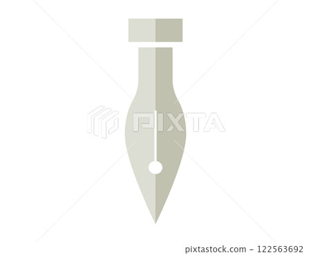 Simple dip pen illustration - Pen tip Simple dip pen illustration - Pen tip 122563692