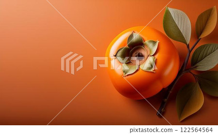 柿子漂浮在溫柔的柳橙裡 柿子漂浮在溫柔的柳橙裡 122564564