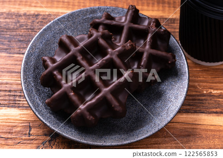 Chocolate waffle Chocolate waffle 122565853