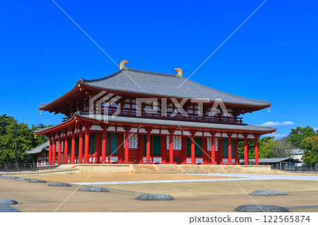[Nara Prefecture] Kofuku-ji Temple (Chukondo) in sunny weather 122565874