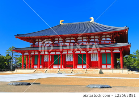 [Nara Prefecture] Kofuku-ji Temple (Chukondo) in sunny weather 122565881