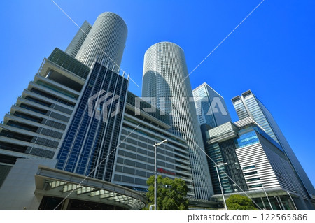 [愛知縣]晴朗的JR名古屋站前的風景 122565886