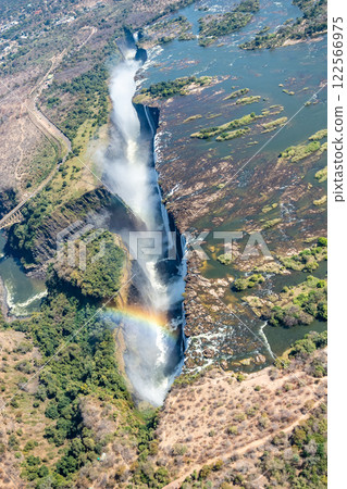 Aerial View of Victoria Falls 122566975