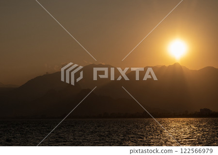 Sunset in Antalya 122566979