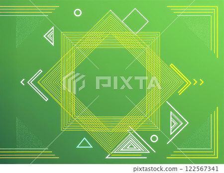 現代幾何商業背景綠色 現代幾何商業背景綠色 122567341