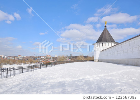 Serpukhov, Russia, Vysotsky Conception Monastery and general view of the city 122567382