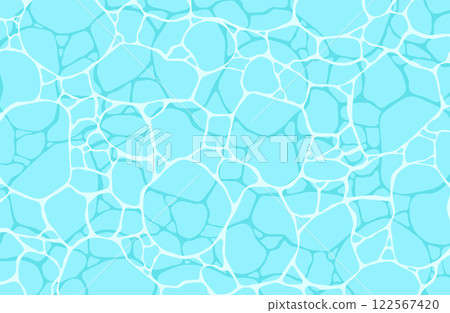 水面的向量插圖簡單海浪水 水面的向量插圖簡單海浪水 122567420