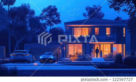 Smart home and technology in the future 122567727