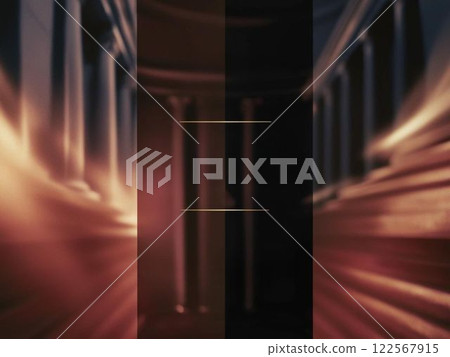 Abstract landscape illustration for background 122567915