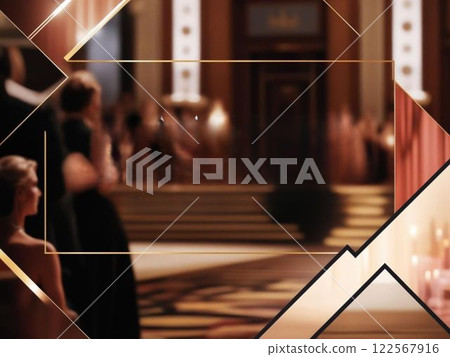 Background illustration using the scenery of the ceremony 122567916