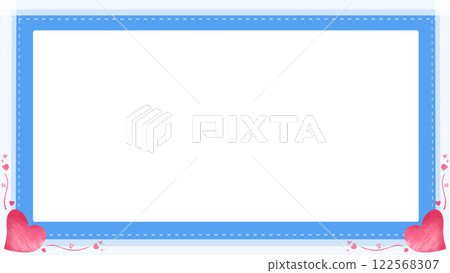 cute minimal vintage frame background 122568307