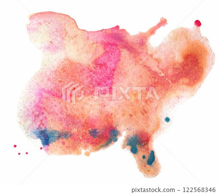 A vibrant burst of color showcases a beautiful abstract watercolor with soft pinks and blues, blending seamlessly to create a unique artistic expression A vibrant burst of color showcases a beautiful abstract watercolor with soft pinks and blues, blending seamlessly to create a unique artistic expression 122568346