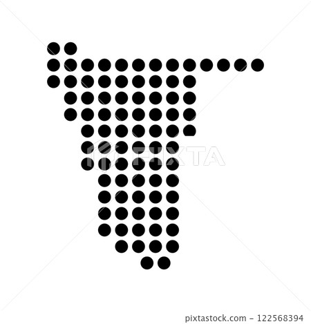 Namibia Map Icon 122568394