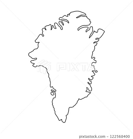 Greenland Map Icon Greenland Map Icon 122568400