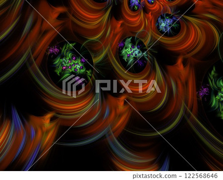 Imaginatory fractal abstract background Image Imaginatory fractal abstract background Image 122568646