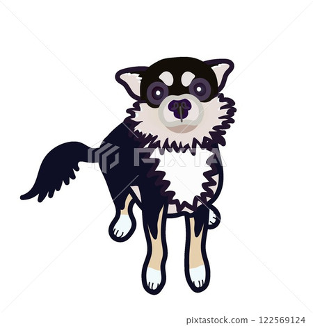 黑色吉娃娃插圖 黑色吉娃娃插圖 122569124