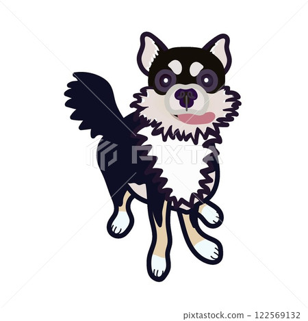 黑色吉娃娃插圖 122569132